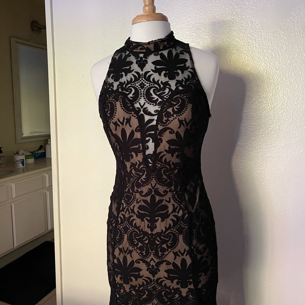 Black Lace Long Dress | Sexy Formal Dress🖤